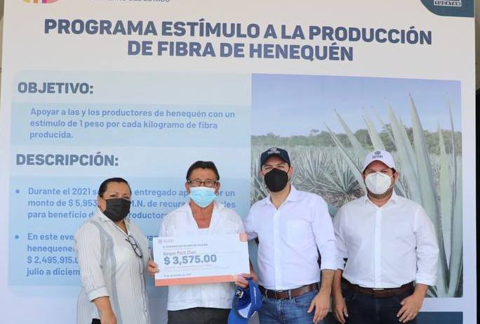 Benefician a mil 65 productores henequeneros en Yucatán